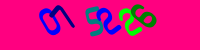 Blue Captcha Image