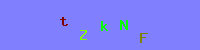 Blue Captcha Image