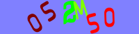 Blue Captcha Image