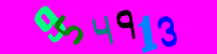 Blue Captcha Image