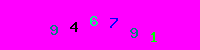 Blue Captcha Image