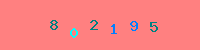 Blue Captcha Image