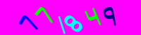 Blue Captcha Image