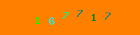 Blue Captcha Image
