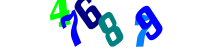 Blue Captcha Image