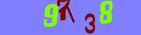 Blue Captcha Image