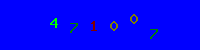 Blue Captcha Image