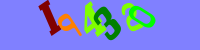 Blue Captcha Image