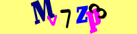 Blue Captcha Image