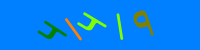 Blue Captcha Image
