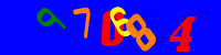 Blue Captcha Image