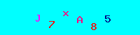 Blue Captcha Image