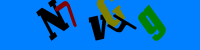 Blue Captcha Image
