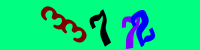 Blue Captcha Image