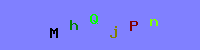Blue Captcha Image