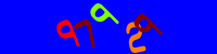 Blue Captcha Image