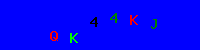 Blue Captcha Image