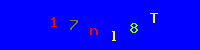 Blue Captcha Image