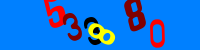 Blue Captcha Image