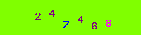 Blue Captcha Image