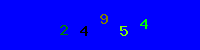 Blue Captcha Image