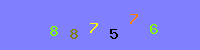 Blue Captcha Image