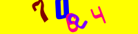 Blue Captcha Image