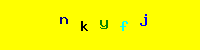 Blue Captcha Image