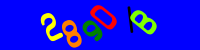 Blue Captcha Image