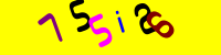 Blue Captcha Image