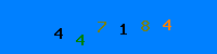 Blue Captcha Image