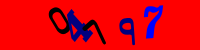Blue Captcha Image