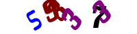 Blue Captcha Image