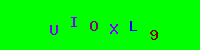 Blue Captcha Image
