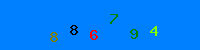 Blue Captcha Image