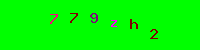 Blue Captcha Image