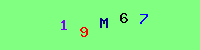 Blue Captcha Image