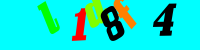 Blue Captcha Image