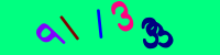 Blue Captcha Image
