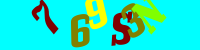 Blue Captcha Image