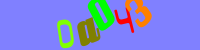 Blue Captcha Image