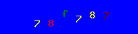 Blue Captcha Image