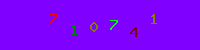 Blue Captcha Image