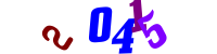 Blue Captcha Image