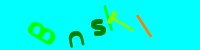 Blue Captcha Image