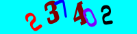 Blue Captcha Image