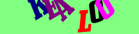 Blue Captcha Image