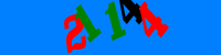 Blue Captcha Image