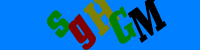 Blue Captcha Image