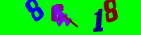 Blue Captcha Image